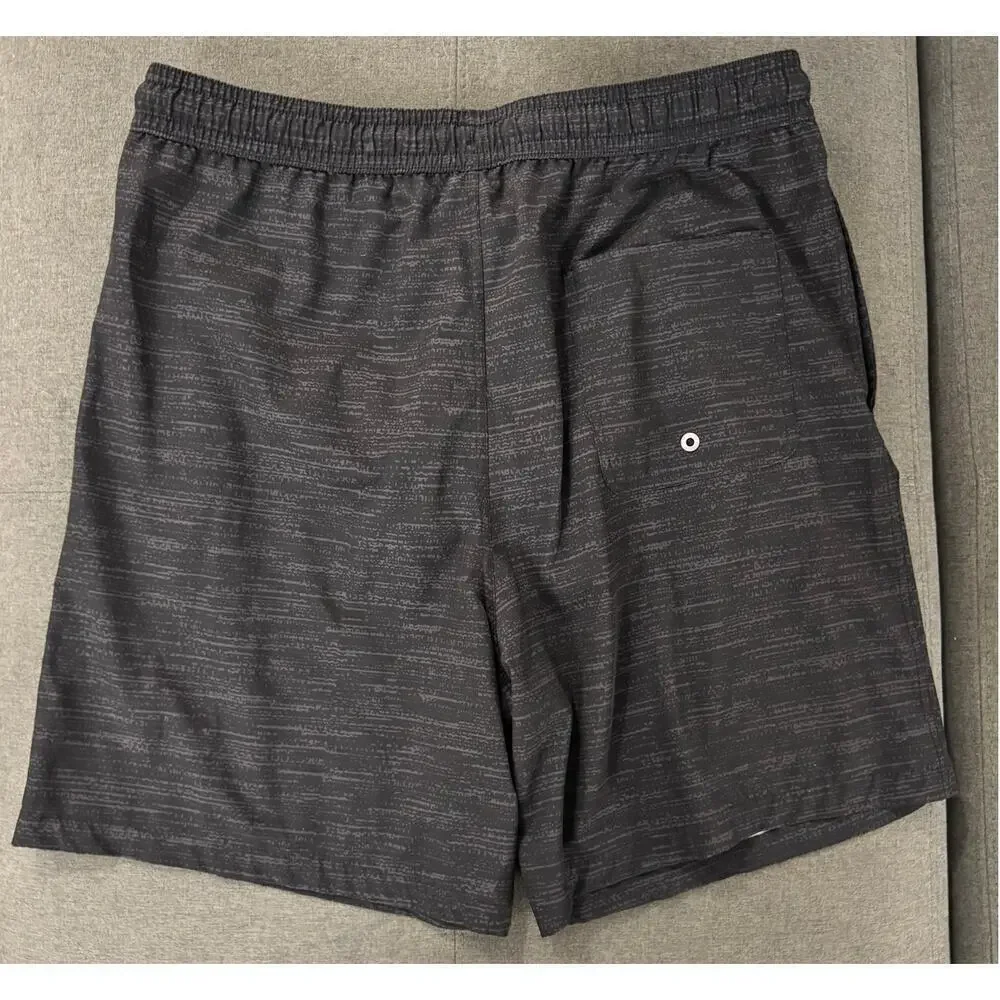 Body Glove Men’s Size XL Black/Gray 7.5 Inch Mesh Lined Swim Trunks